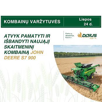 Kviečiame į kombainų varžytuves!