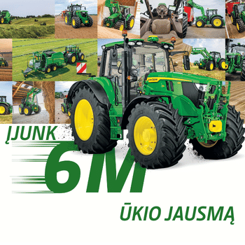 Net trys 6M traktorių pasiūlymai
