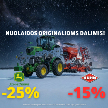 Nuolaida originalioms dalims