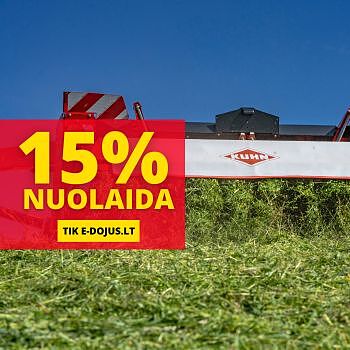 15% nuolaida KUHN pašarų ruošimo technikos dalims