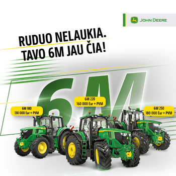 Ruduo nelaukia. Tavo 6M jau čia