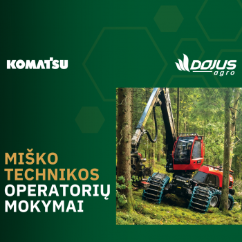 Miško technikos operatorių mokymai