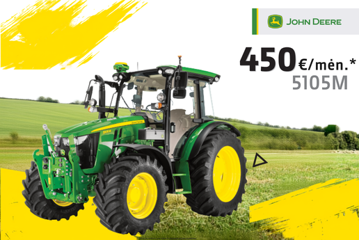 John Deere 5105M traktorius